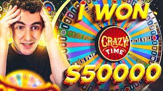 MY BIGGEST WIN EVER ON CRAZY TIME!!! ($2000 BET)