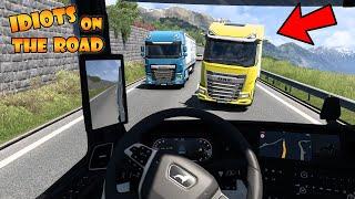 IDIOTS on the road #107 | Crashed an Undercover ADMIN | Real Hands Funny moments - ETS2 Multiplayer