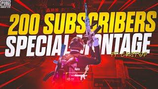 200 SUBSCRIBERS  SPECIAL MONTAGE  | Pubg Lite Competitive Montage | FT - CRiST OP