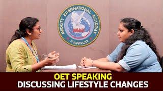 OET Speaking : Discussing Lifestyle changes