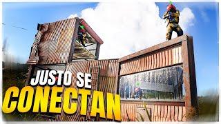 Se CONECTAN mientras les RAIDEAMOS - RUST - Gameplay español