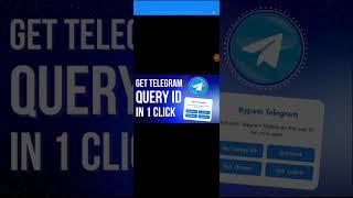 Get Query ID of Any Telegram Bot in Just One Click #shorts #youtubeshorts #api #queryid #userid