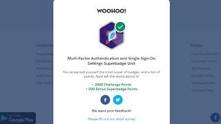 Multi-Factor Authentication and Single Sign-On Settings Superbadge Unit Solution