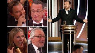 Every Ricky Gervais All Golden Globes 2009 to 2020 - FOR PEOPLE WHO MISSED THIS OMG!!!