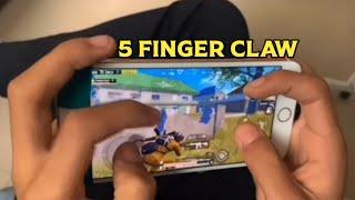 FASTEST 5 Finger Claw Control Setup for PUBG MOBILE (Handcam) | Wan Qiu Gaming