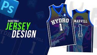 How to Make Jersey Design in Photoshop | Basic Editing Tutorial