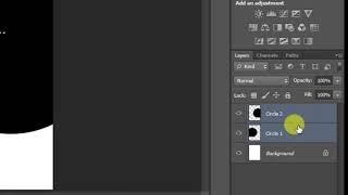 Select Two Layers To Move Them At The Same Time In PhotoShop