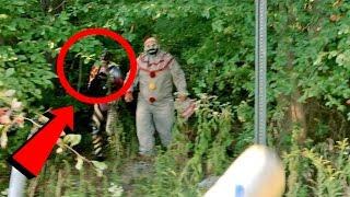 Top 10 SCARIEST Clown Sightings Caught on Video (Scary Clown Videos)