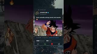 Goku solo's || #faketweet || #fake || #faketweet || #twitter || #foryoupage ||