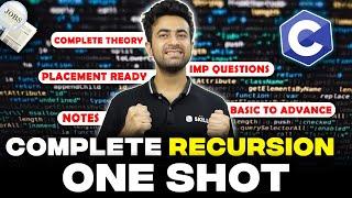 Recursion in One Shot | C Programming | Lecture 6 | Complete C Course