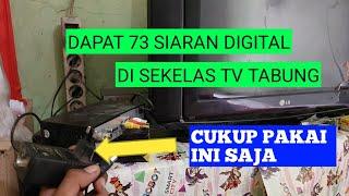 Cara Mencari Siaran TV Digital Pakai TV Tabung  Supaya Dapat Banyak Siaran Di Set Top Box