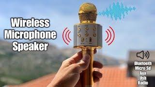 Wireless Bluetooth Karaoke Microphone