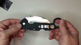 Cold Steel Tiger Claw Folding Knife Snap Review
