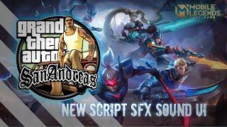 New Update Script Sound sfx UI + Becksound GTA SA | Mobile Legends