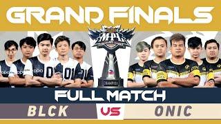 BLCK VS ONIC - GRAND FINALS | FULL MATCH | MPL PH S8 CHAMPIONSHIP