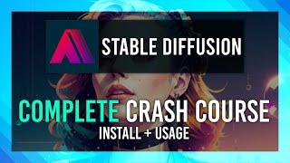 COMPLETE CRASH COURSE | Install + Guide |  Stable Diffusion AUTOMATIC1111 SDUI