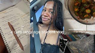 {mini} korean study vlog...plus some cooking | anamuri