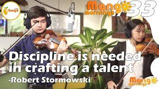 Mango Mornings #33 - with Robert Stormowski (violin teacher), Nicholas and Ling (violin students)