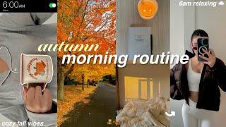 FALL MORNING ROUTINE 2023cozy autumn vibes *my 6am productive routine*
