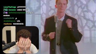 I Rickrolled @PointCrow Live