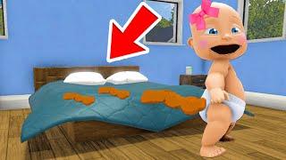 Baby POOPS 100 Times! (Who's Your Daddy!)