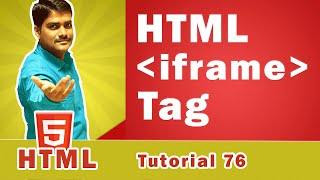 HTML iframe Tag | HTML Inline frame Element | How to use iframe Tag in HTML - HTML Tutorial 76