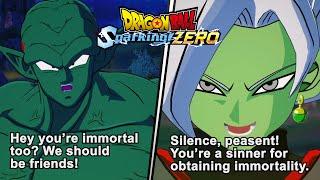 Zamasu's a hypocrite! Sparking! ZERO - Unique Interactions | Zamasu, Garlic Jr, Future Gohan & more