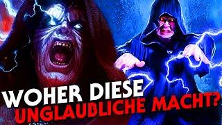 Woher hatte Palpatine diese unglaubliche Macht und was war die Quelle dafür?