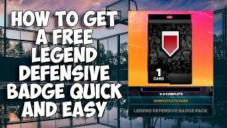 HOW TO GET A FREE LEGEND DEFENSIVE BADGE FAST AND EASY IN NBA 2K25 MyTEAM!!