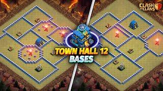 TH12 War Bases with Copy Link | Clash of Clans