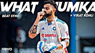 What Jhumka • feat • Virat kohli • Beat sync  • Saptak Editz #shorts #viral