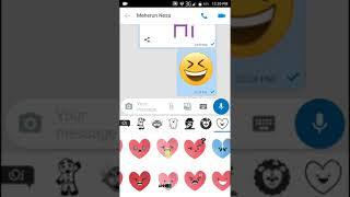 How to send stickers to your friends on imo free video calls & chat on android phone Faria Anjum