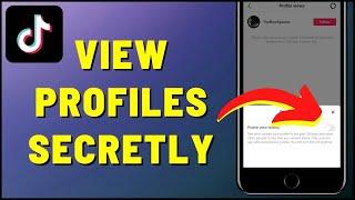 How To View Someone's TikTok Profile Without Them Knowing || ZK Guides