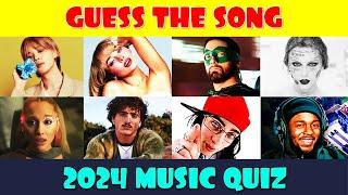 Guess the Song Music Quiz | Most Popular Songs of 2024