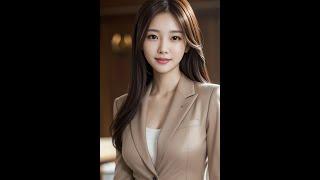 Ai ArtㅣA Korean woman in a business suitㅣ#Seaartai