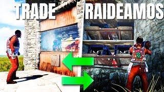 TRADEAMOS para ir a RAIDEAR - RUST - Gameplay español