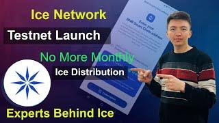 Ice Network Open Mainnet Testnet Launch | Experts Behind Ice Network | No More Monthly Distribution