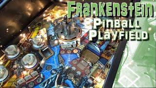 Almost Every Part Is Removed From This Frankenstein Pinball Machine Playfield!!!