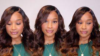 LOVING THIS FALL HAIR! EASY GLUELESS FALL WIG INSTALL | LUVME HAIR