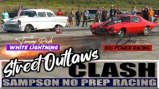 Street Outlaws Big Power Racing vs White Lightning NYSO at Sampson No Prep Big & Small Tire Races