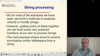 Python 08-8: Strings - Text processing & counting