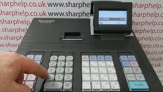 OFF MODE Error Message On The Sharp XE-A207 / XE-A207B / XE-A207W Cash Register