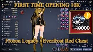 Black Desert Mobile | First Time Opening 10K Everfrost Chest