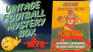 HOW "Vintage" IS this Vintage Football Mystery Box?