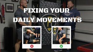 Back Pain: Daily Movement Patterns (also McGill big 3 side bridge & curl up)