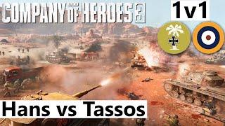 DAK vs Brits - Company of Heroes 3 - 1v1 (DAK Gameplay)