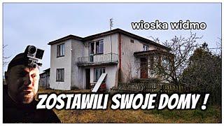 OPUSZCZONE DOMY Z WYLUDNIONEJ WIOSKI WIDMO part 1/5 #urbex #urbandecay #explore