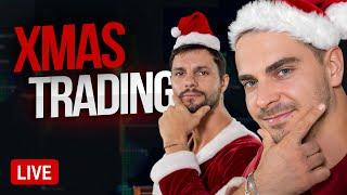 LIVE Day Trading  Christmas Special | Real-Time Trading Profits & Strategy