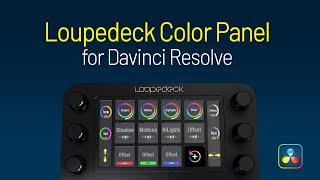 SideshowFX Loupedeck Color Panel for Davinci Resolve Demo