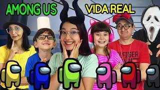 AMONG US NA VIDA REAL EM FAMÍLIA | Luluca